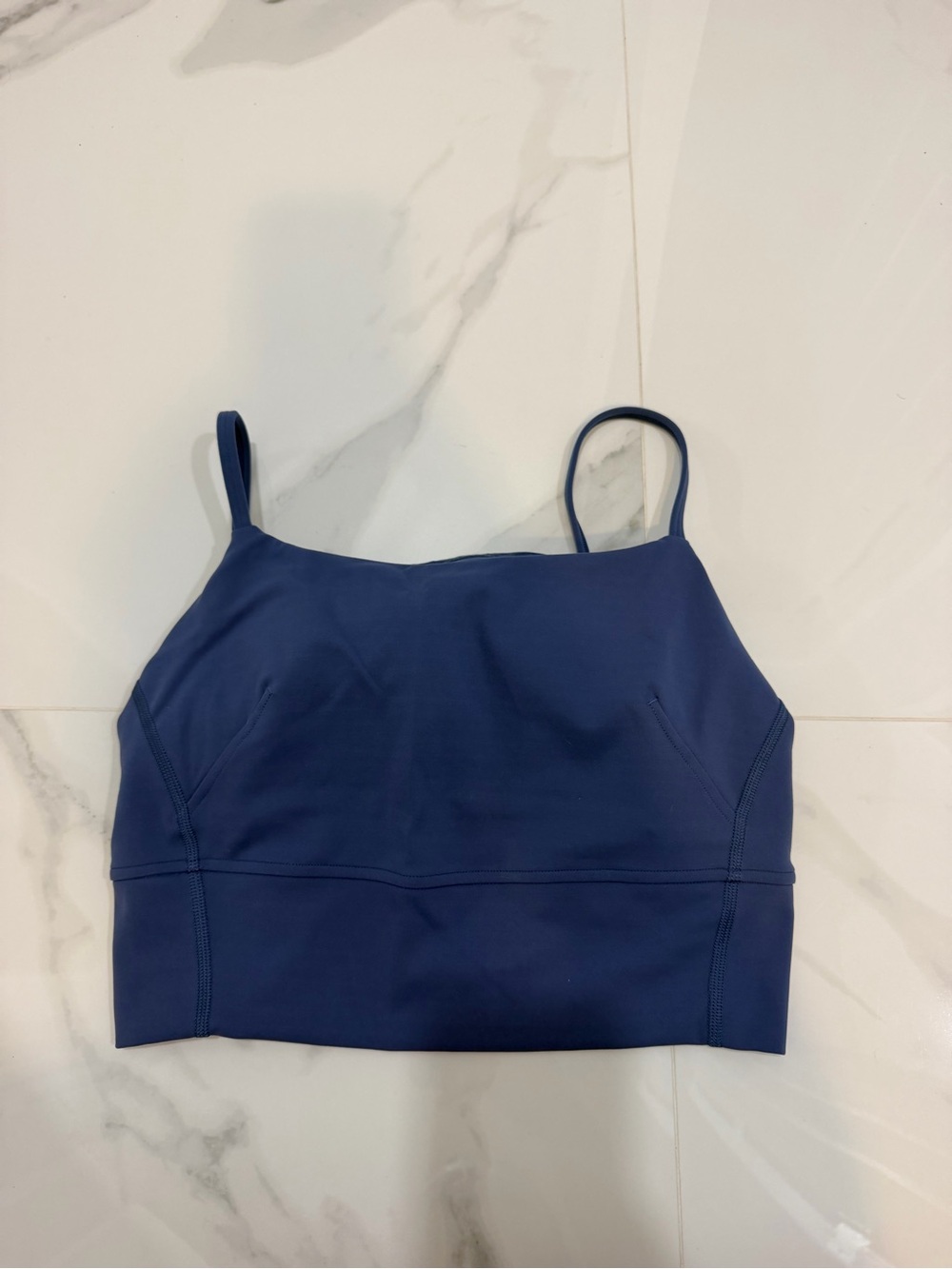 lululemon Navy Longline Thin-Strap Sports Bra